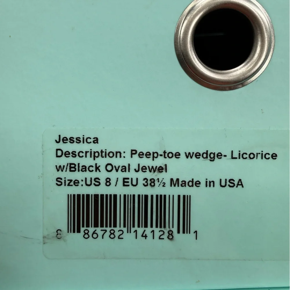 EUC Oka-B Black Jessica Wedges - Picture 12 of 12
